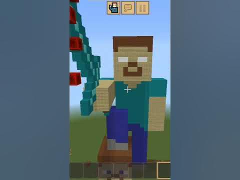 I make Herobrine statue - YouTube