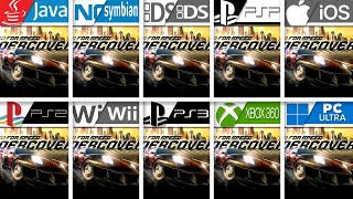 Need for Speed Undercover | Java vs Symbian vs DS vs PSP vs iOS vs PS2 vs Wii vs PS3 vs X360 vs PC