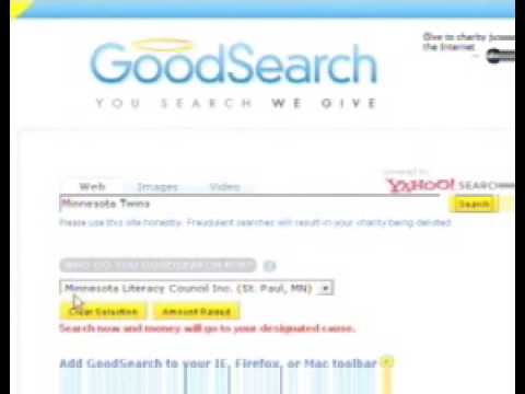 KSTP - "Donate to charity by searching the web" GoodSearch