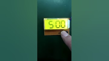 Custom made 7segment Clock LCD display modules