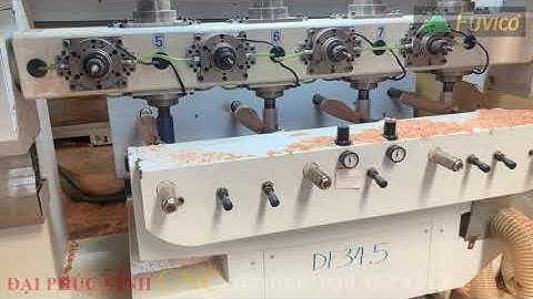 MÁY CNC 4 TRỤC 16 DAO WOODMASTER | WM-4x4CNC. Chuyên gia chân ghế.