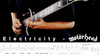 MOTORHEAD - Electricity Cover - Guitar Lesson With TABS