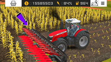 Fs 18 Maïs oogsten en kaf maken | Farming Simulator 18 Gameplay | Fs18 Android Timelapse #fs18