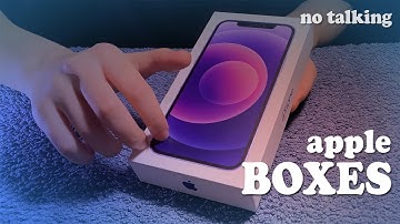 [ASMR] Apple BOXES SCRATCHING (no talking)