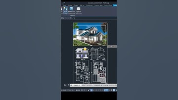 ATTACH 3D VIEW #sabeercad #2ddrafting #autocadtips #attachcommand #3dviews #autocad2026