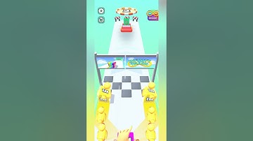 Jelly Run 2048 vs Count Master 3D Run / iOS Android mobile game | Satisfying | Gameplay | Fun Game