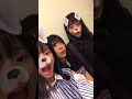 2018年7月13日　山本彩加と岩田桃夏の上西怜　インスタグラムライブへ