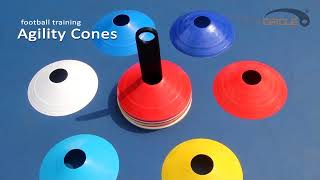 Sports Training Agility Cone Football Equipment Soccer Disc Cones