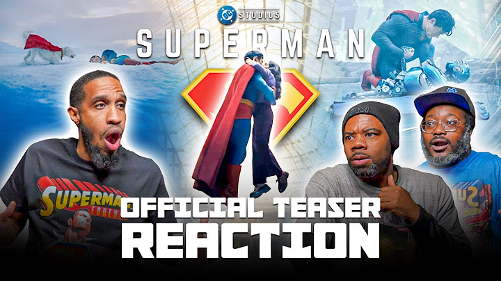 Superman | Official Teaser Trailer Reaction