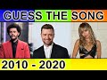 Guess The Song Music Quiz: 50 of My Favorite Songs from 2010 to 2020