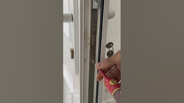 How to change a PVC door barrel lock (also known as Eurocell cylinder lock) #tips  #doors