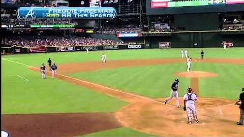 2012/04/19 Freeman's second two-run homer