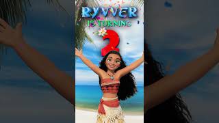 Moana Talking Birthday Video Invitation | Personalized Kids Party Invite