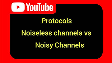 protocols- noiseless channels and noisy channels #dcn #networks #datacommunication