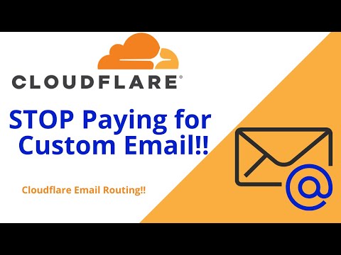 STOP Paying for Custom Email!! Cloudflare Email Routing