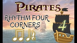 Pirates Rhythm Four Corners Level 1 Rhythms