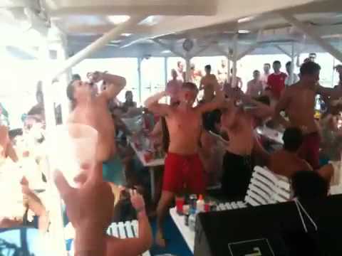 Greg on the Booze Cruise in Zante!