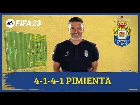 García Pimienta 4-1-4-1 Las Palmas FIFA 23 |Tácticas|