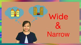 Wide and Narrow Video | How to teach wide and narrow
