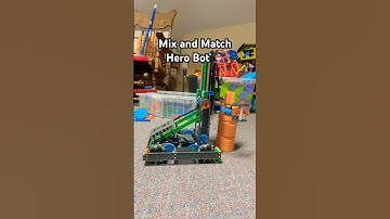 VEX IQ Mix and Match Hero Bot 🦸🏻‍♂️(guys ik it’s missing the string)