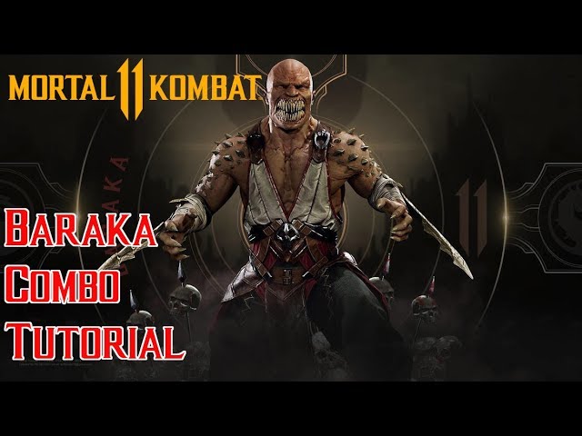 БАРАКА МАРОДЕР КОМБО-УРОК MORTAL KOMBAT 11 (BARAKA COMBOS), Игровой канал  Berserker09