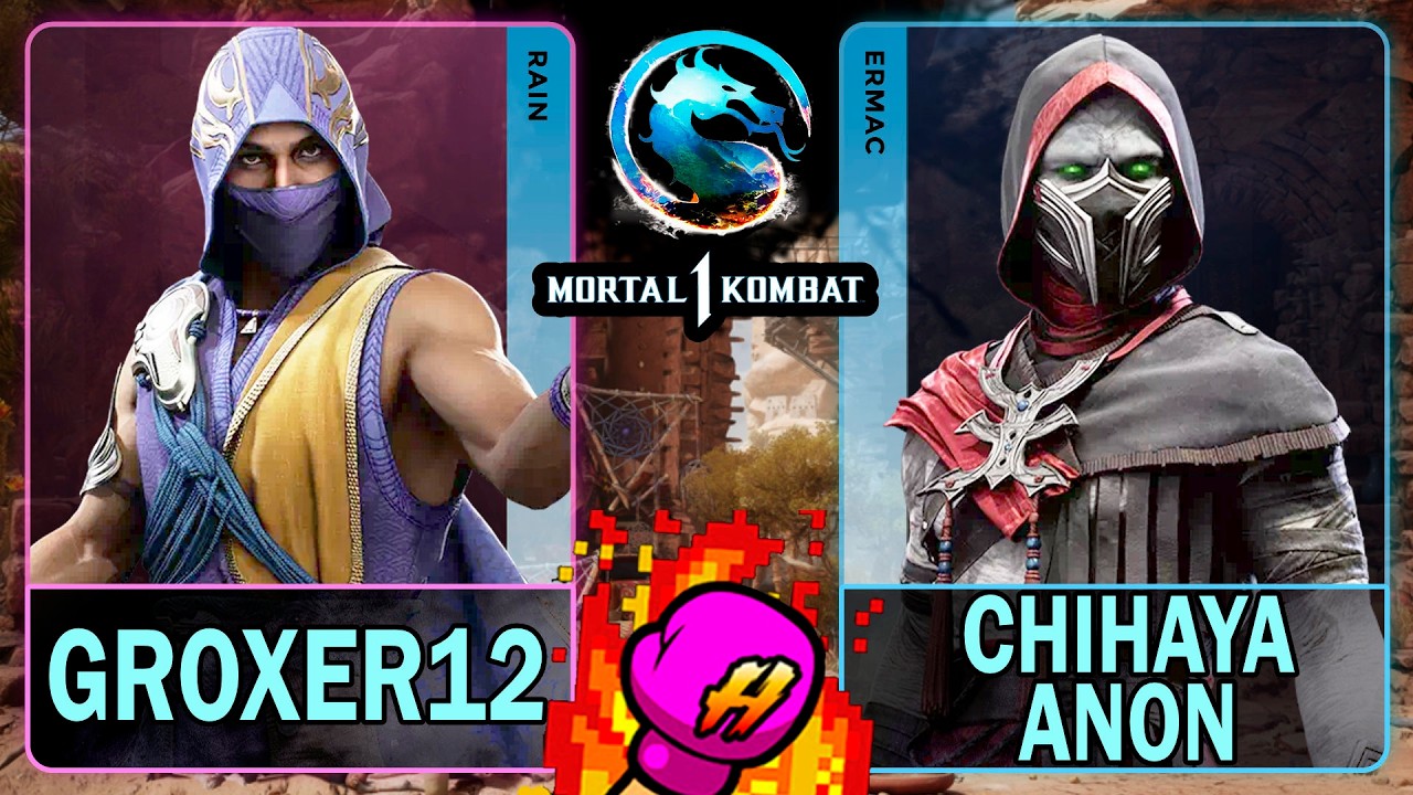 MK1 Groxer12 (RAIN) VS Chihaya Anon (ERMAC)🥊Mortal Kombat 1🥊4K 60ᶠᵖˢ