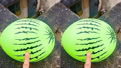 Experiment: Will a water balloon explode if it rolls down a tall building? 💥🎈