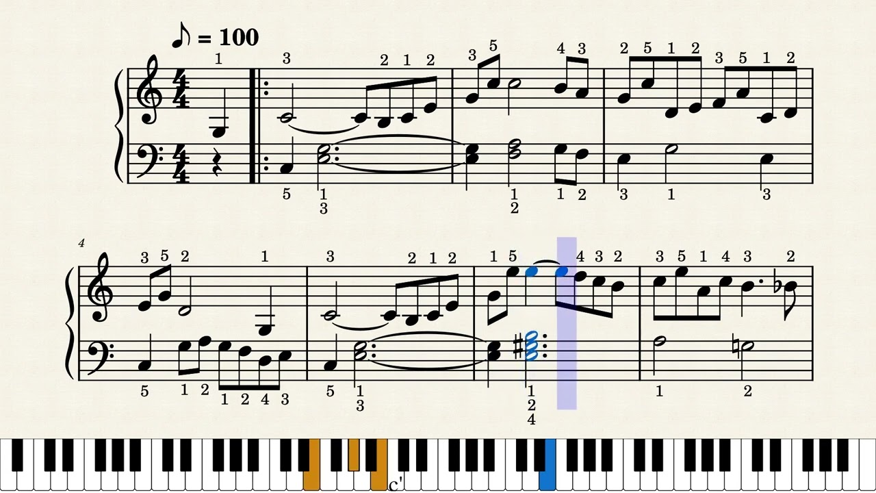 トロイメライ/シューマン/初級ピアノ楽譜Traumerei Schumann (beginner