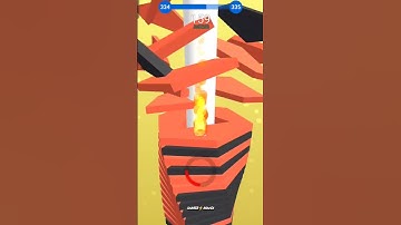 How to Play  Mobail Game on phone📲|| Stack ball 😱Level 334 || #shorts #youtubeshorts #gamingvideos