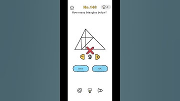 Level 143/How many triangles below? brain out #brainout #gaming #brainmasti #games #braingames