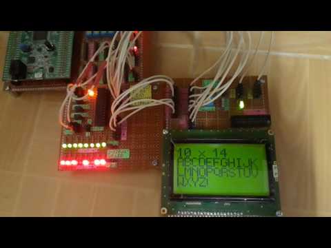 STM32F407 and GLCD