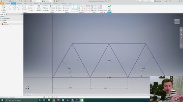 Designing a Wireframe Truss in Inventor