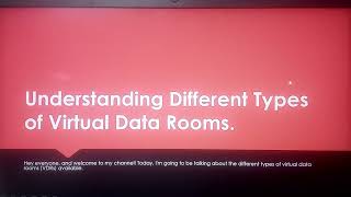 Understanding Different Types of Virtual Data Rooms