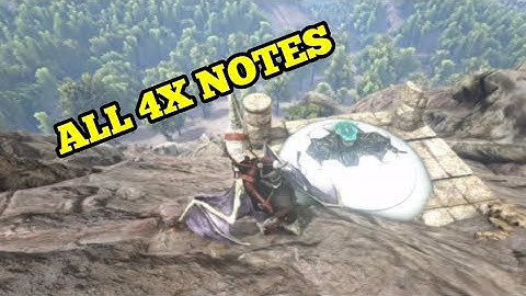 All Island 4x Experience Explorer Notes / Ark Survival Evolved