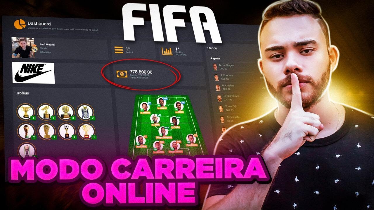 O MELHOR MODO DE JOGO DO FIFA 22!!! - MODO CARREIRA ONLINE 😱 