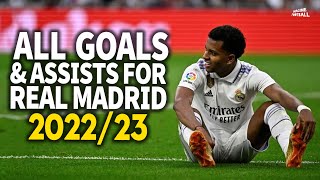 Rodrygo Goes ► All Goals and Assists for Real Madrid ● 2022/2023 | HD