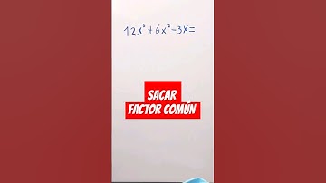 Sacar Factor Común # polinomios #factor #comun #caso #factoreo
