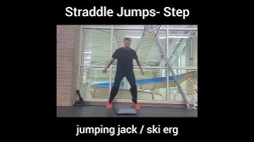 Straddle Jump Waves- Battle Rope / Step