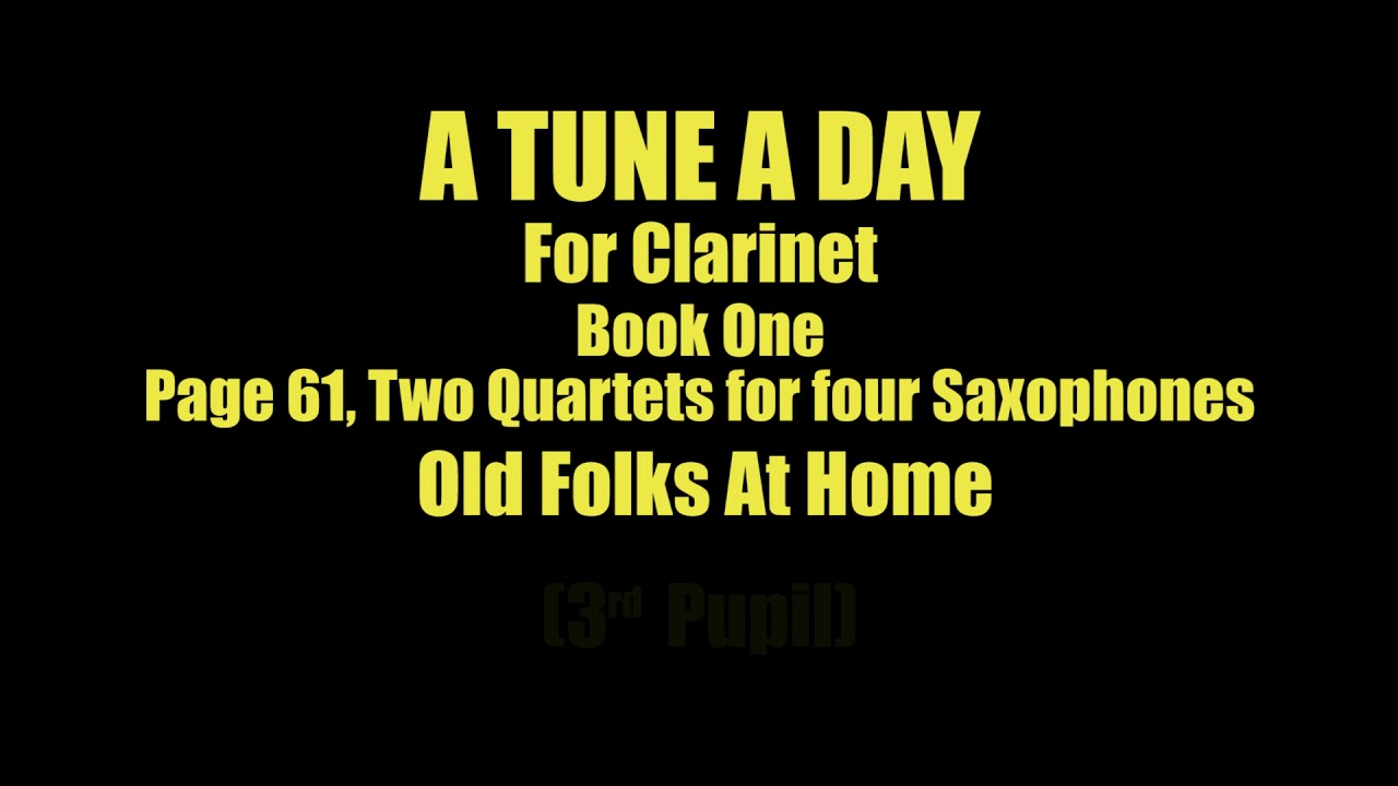 A TUNE A DAY For Book One, Page 61, Exercise 1 YouTube