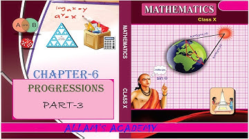 Progressions, Chapter-6, 10Th Mathematics, Part-3