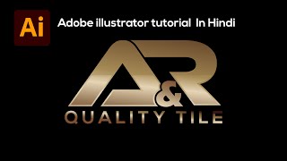 Logo design tutorial in adobe illustrator | Logo design in hindi