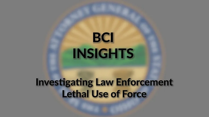 BCI Insights: Investigating Law Enforcement Lethal...
