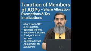 Taxation of Partnership Firms / AOPs – Concepts, Computation &amp; Compliance Part-1
