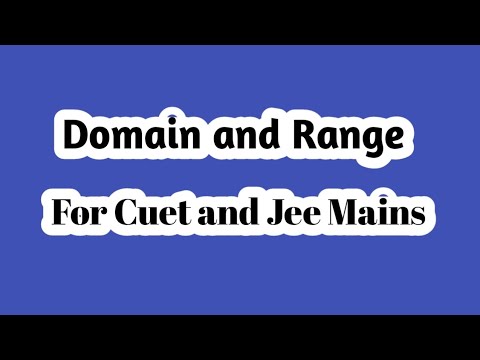 Domain of function