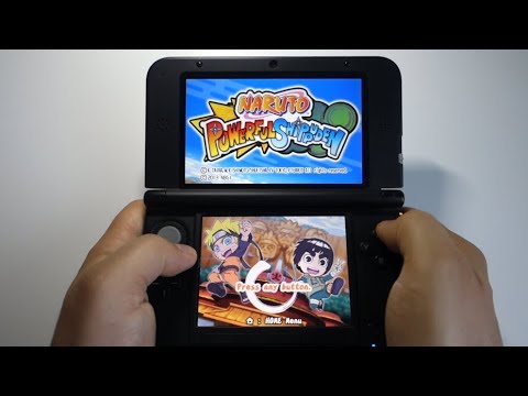 Naruto Powerful Shippuden Nintendo 3DS XL gameplay