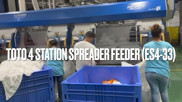 Maximizing Quality & Output: TOTO Spreader Feeder, Lapauw Ironer, TOTO Folder w/ Inspection Device