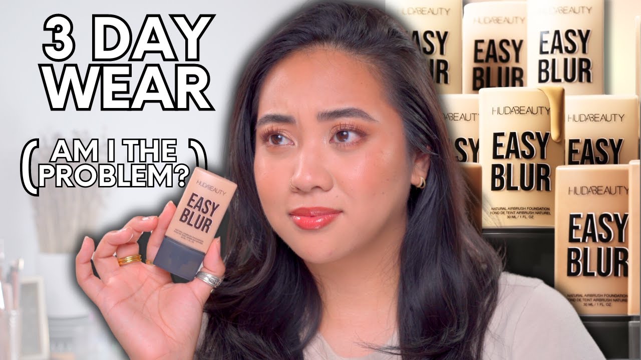video HUDA BEAUTY Easy Blur Natural Airbrush Foundation
