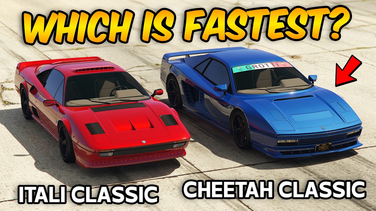 GTA 5 ONLINE - ITALI CLASSIC VS CHEETAH CLASSIC (WHICH IS FASTEST?)