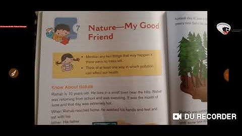 Grade 4 Moral Science 28 08 20 Week 5 Nature  My Good Friend