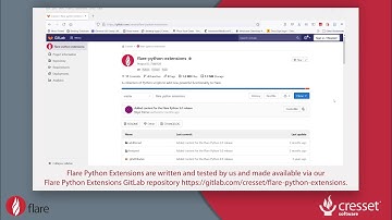 Installing Flare™ Python Extensions on Windows